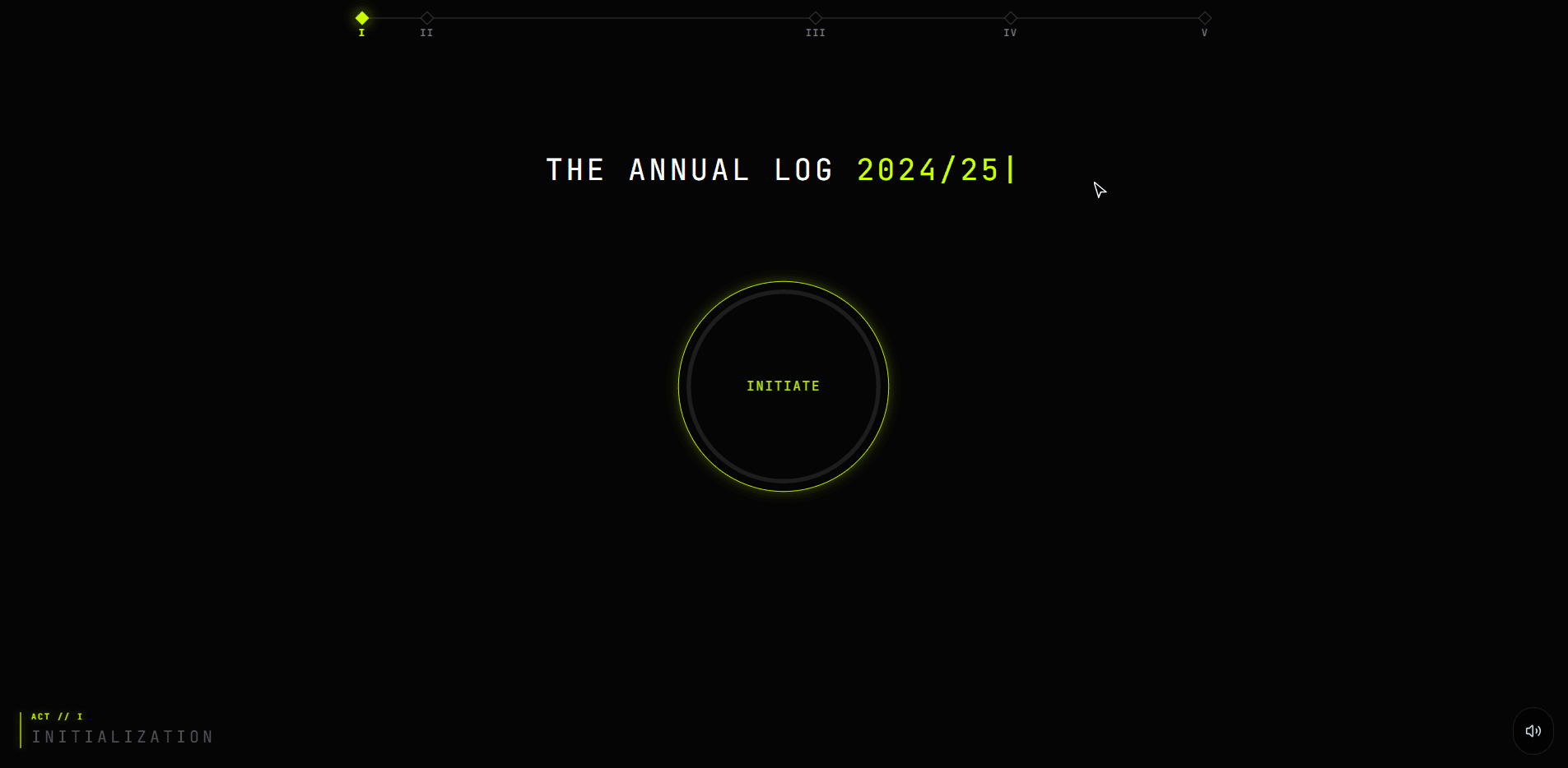 Annual Log — 2