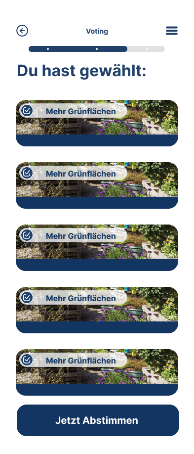 Munich Budget (Hackathon) screen 5